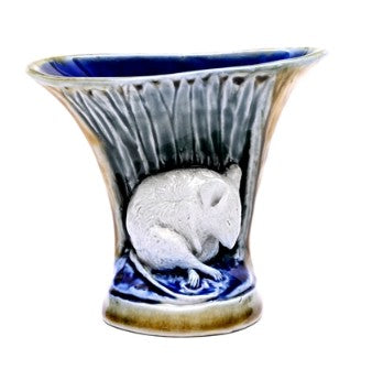 Sleeping mouse vase
