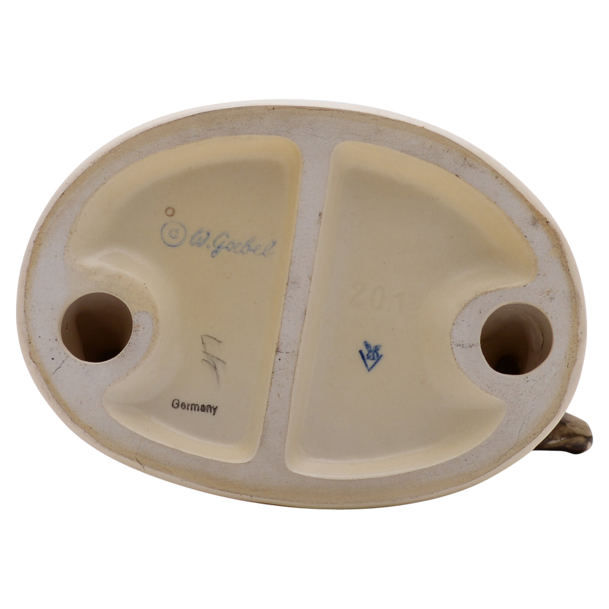 Hummel,retreat to safety,boy,fence, frog,tmk 5,