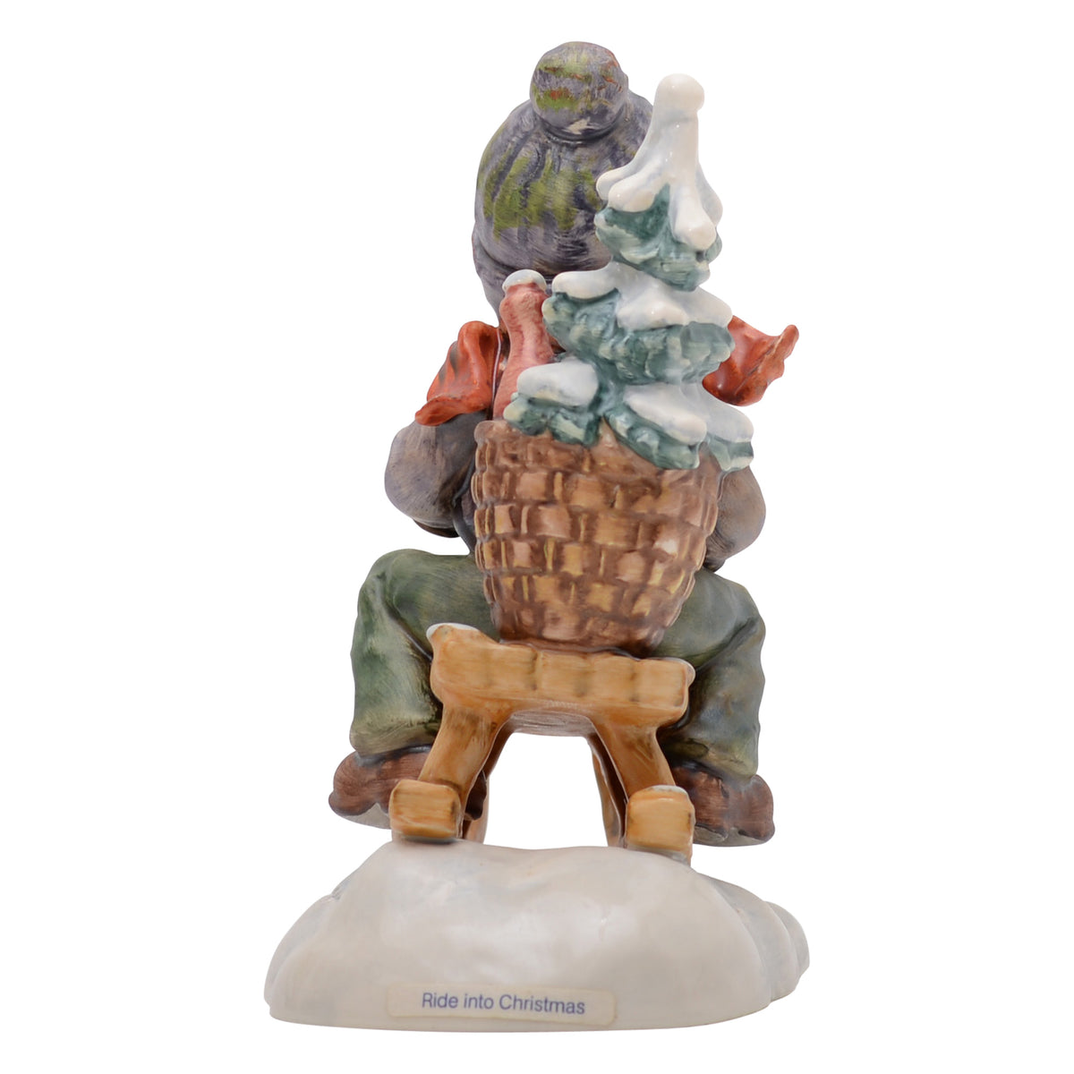 Hummel figurine "ride into christmas"  boy on sled with oroginal box hum396