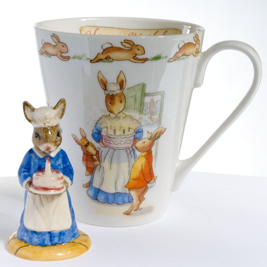 Happy Birthday Bunnykins mug set