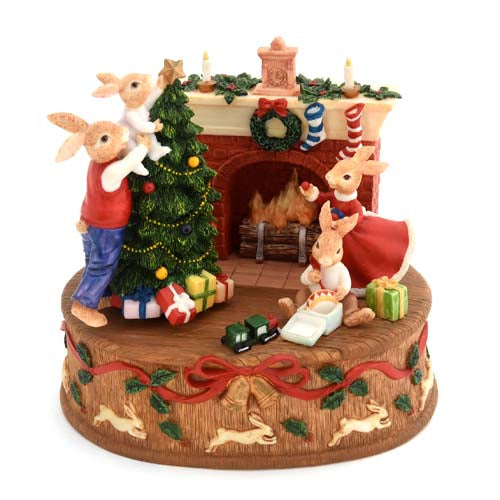 Happy Xmas Bunnykins music box
