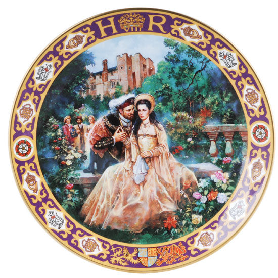 Henry VIII in the garden with Anne Boleyn Plate