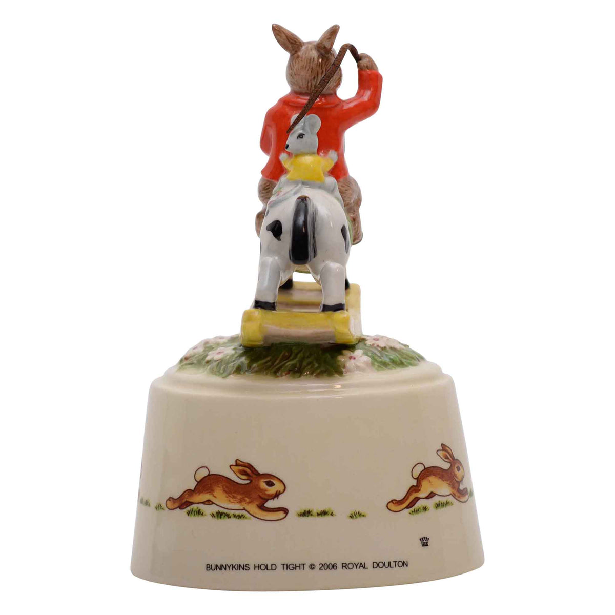 Hold Tight - Baby on Rocking Horse Bunnykins music box