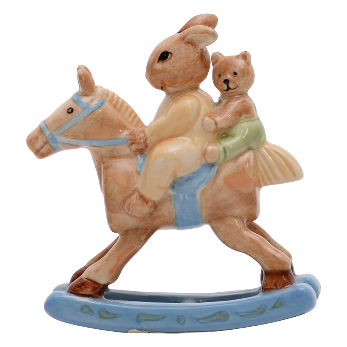 Hold Tight - Bunnykins Baby on Rocking Horse