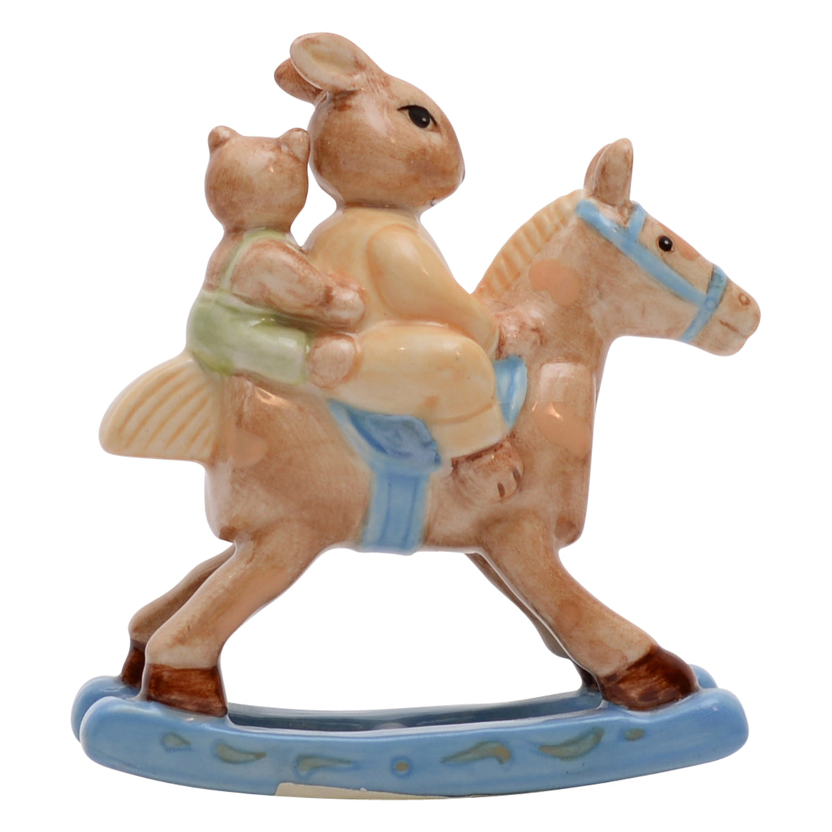 Hold Tight - Bunnykins Baby on Rocking Horse