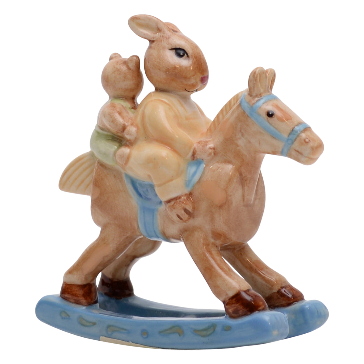 Hold Tight - Bunnykins Baby on Rocking Horse