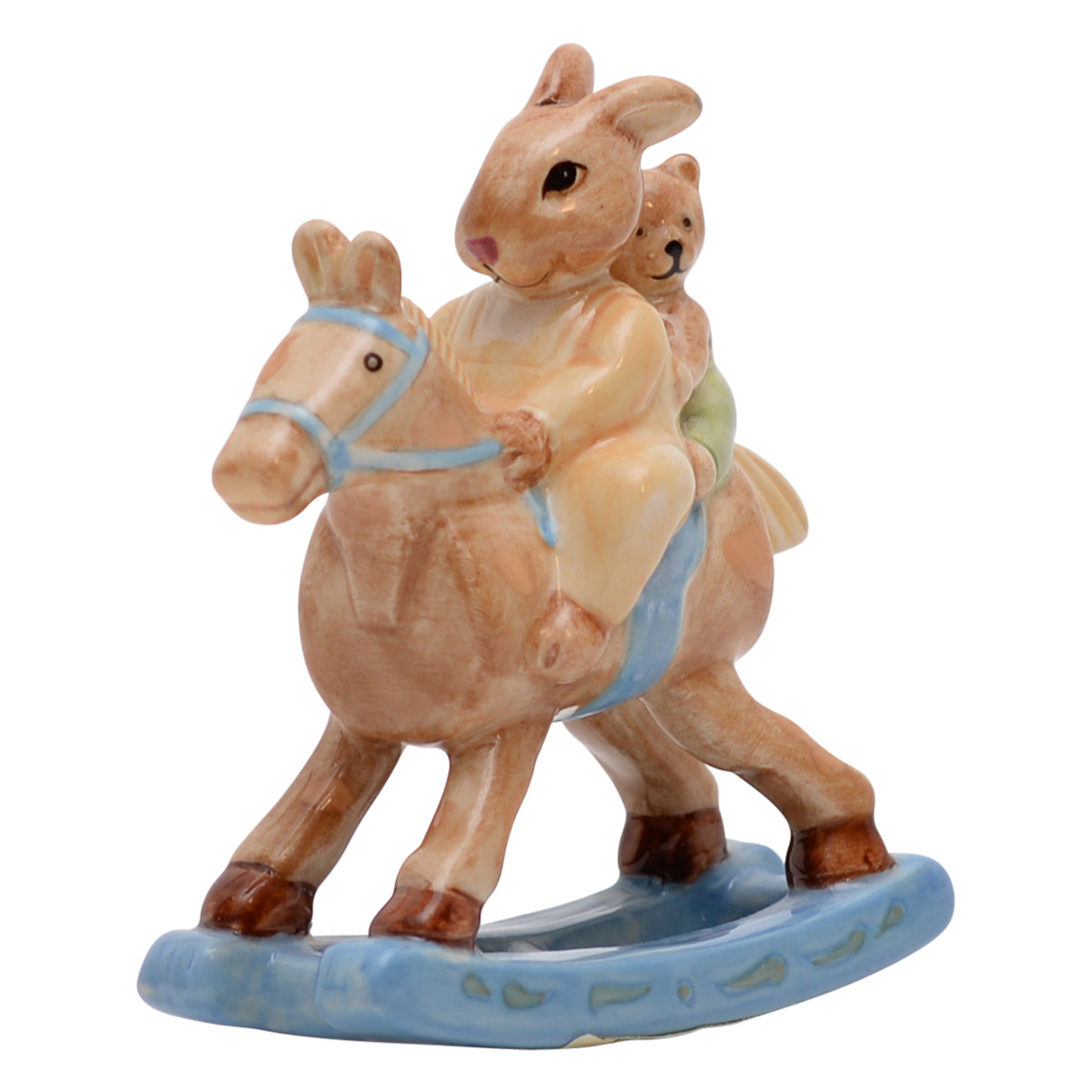Hold Tight - Bunnykins Baby on Rocking Horse