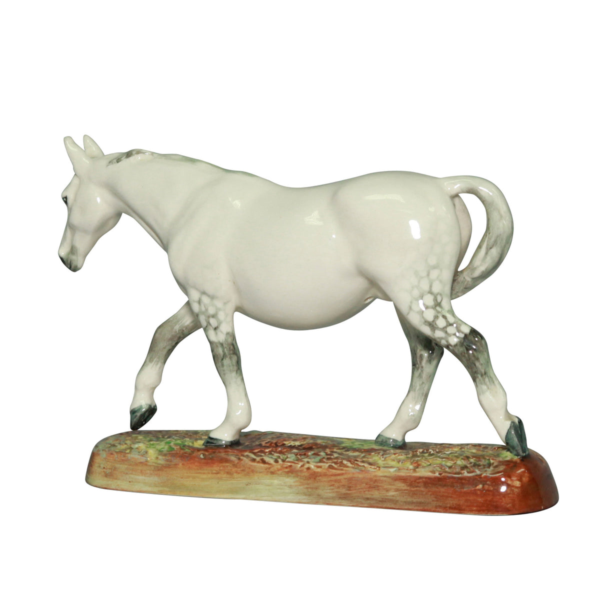 Gude grey mare horse sculpture
