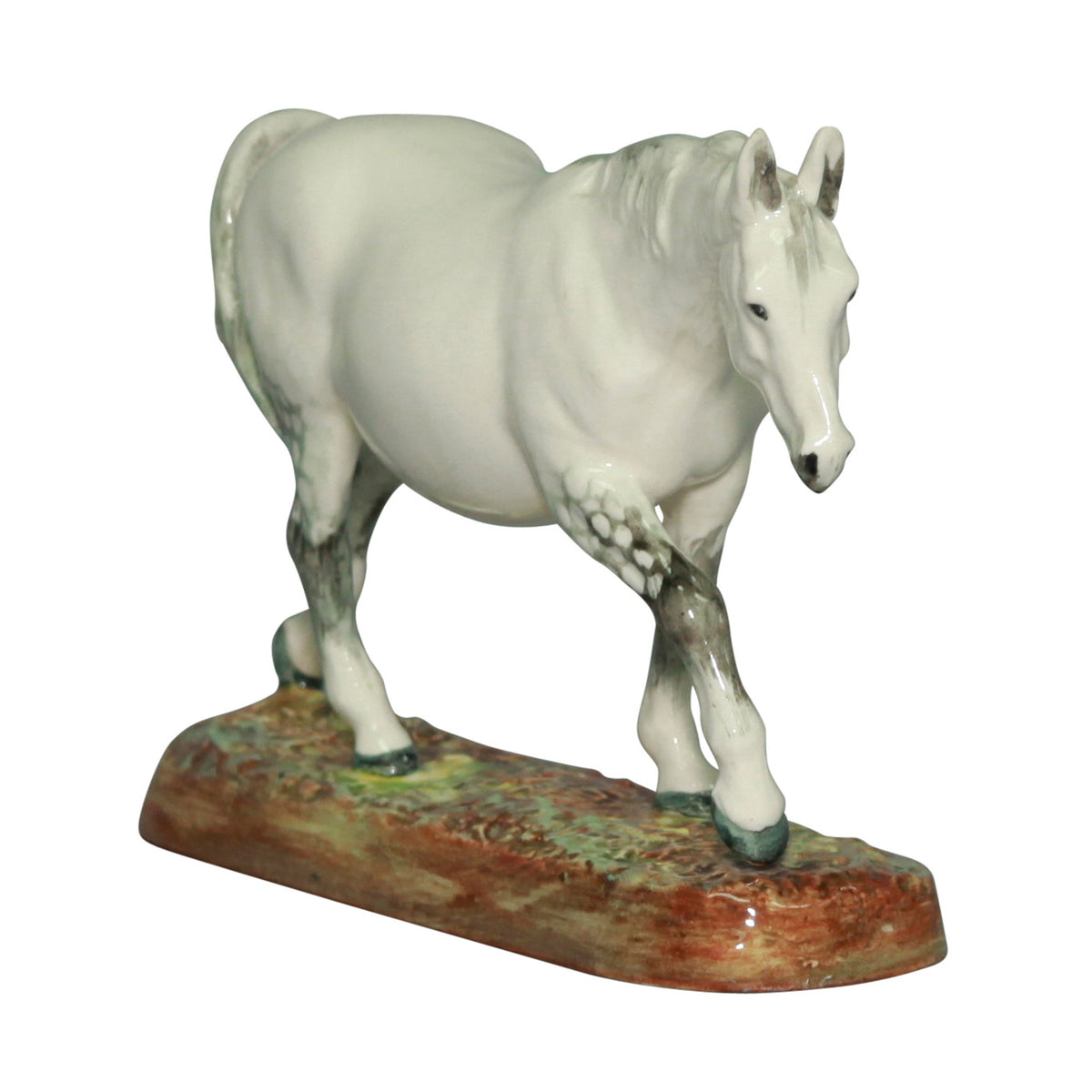 Gude grey mare horse sculpture