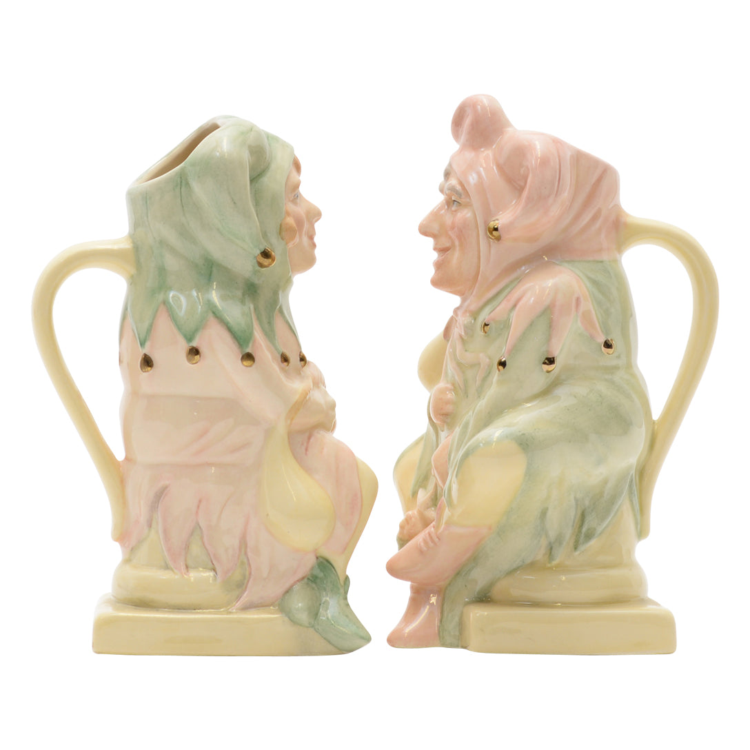 Pair of Jester & Lady Jester tobies