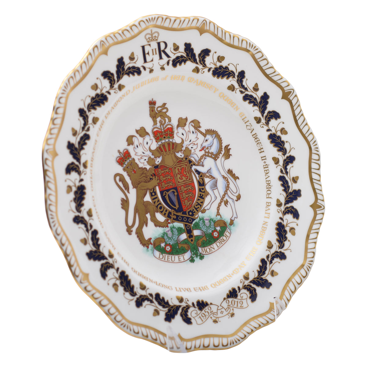Queen Elizabeth II Diamond Jubilee Plate