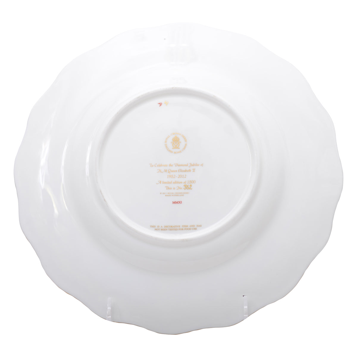 Queen Elizabeth II Diamond Jubilee Plate