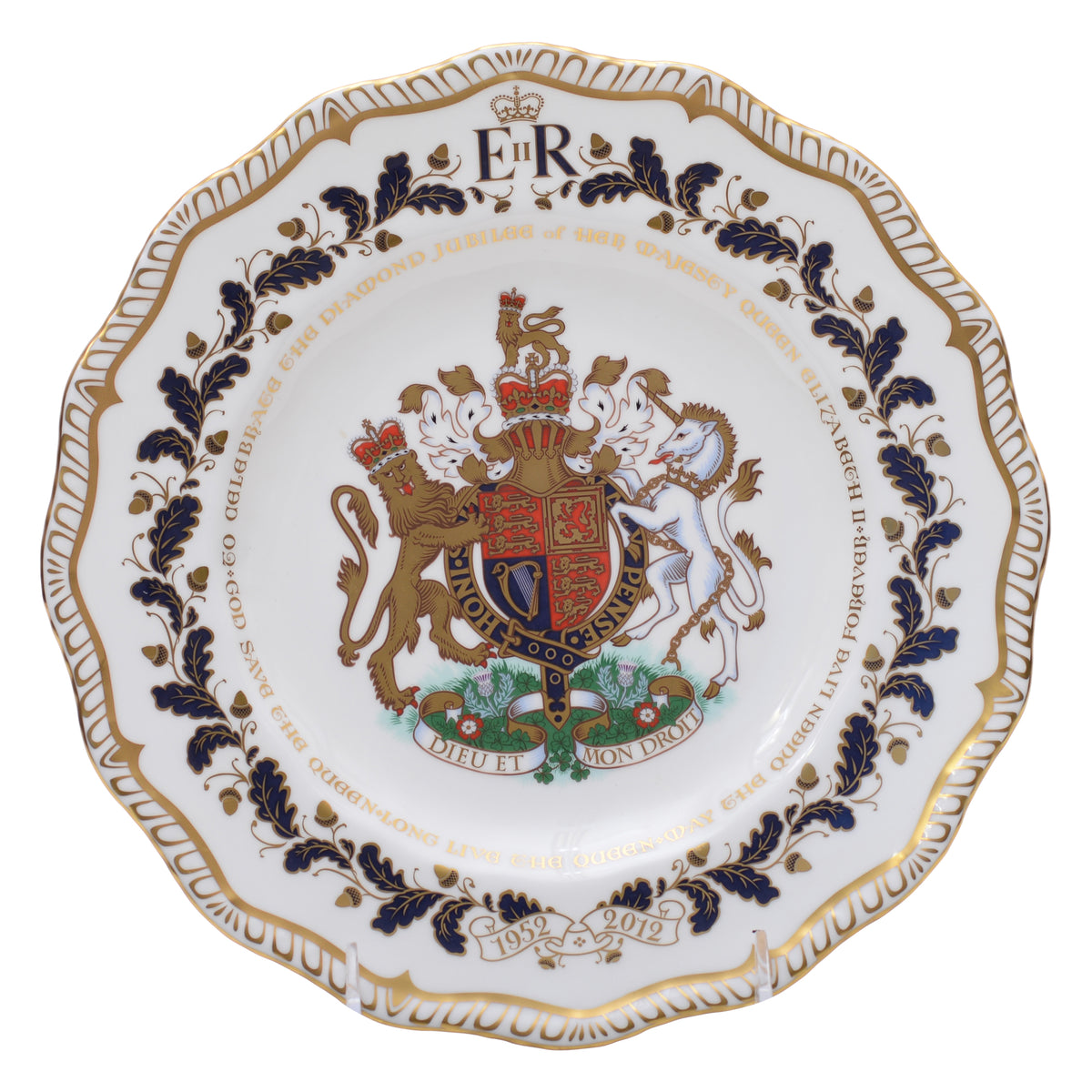 Queen Elizabeth II Diamond Jubilee Plate