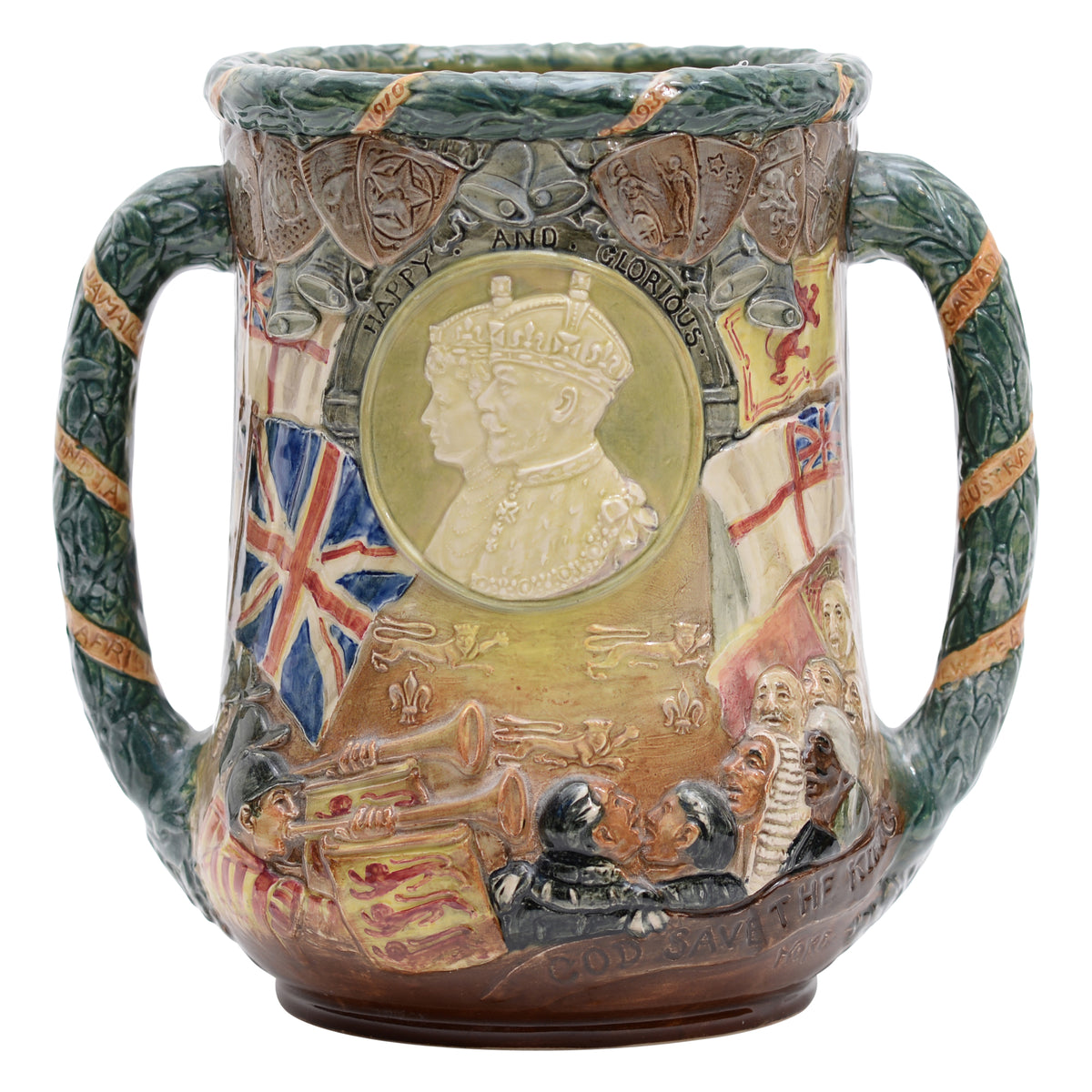 King George V and Queen Mary Silver Jubilee Large (with crowns)