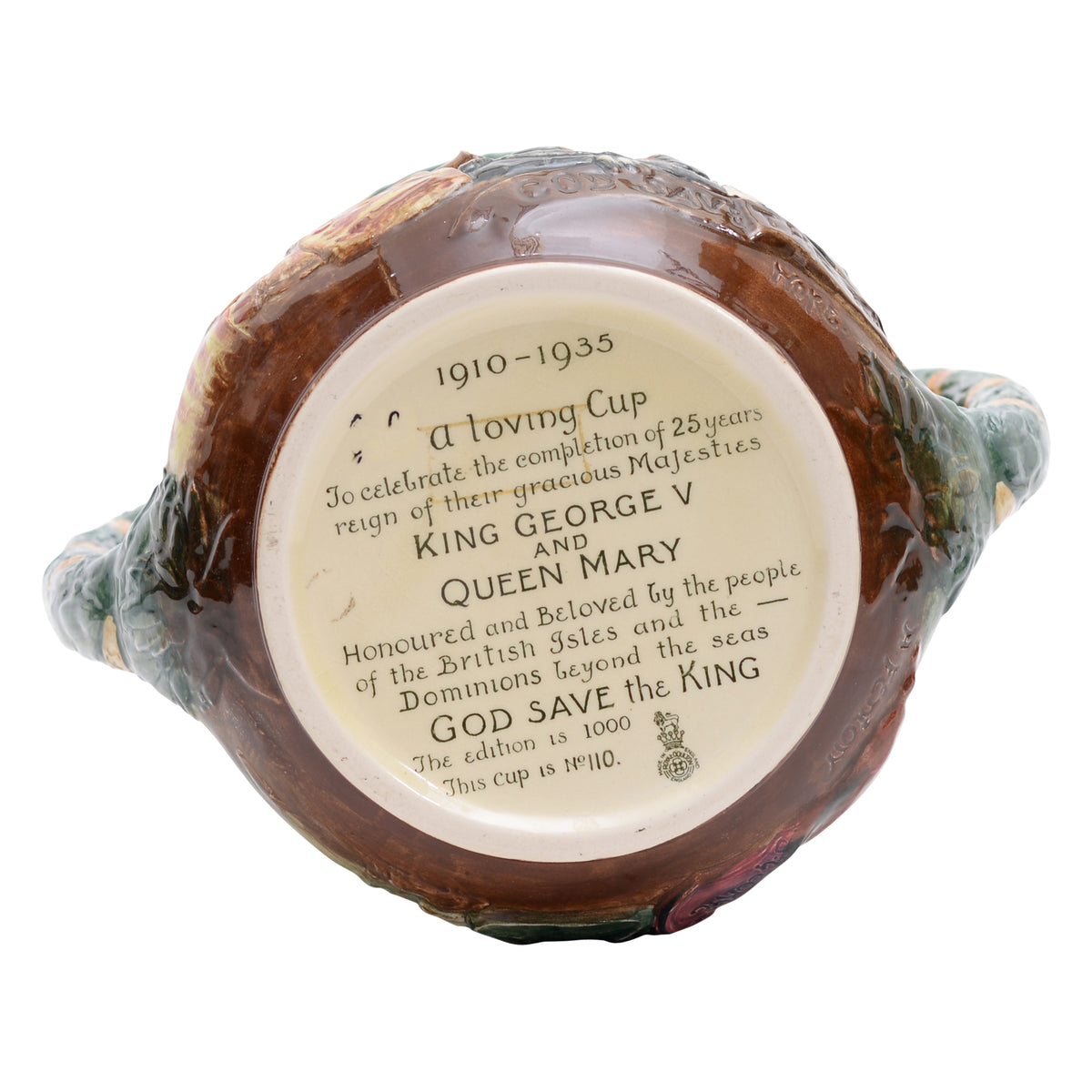 King George V and Queen Mary Silver Jubilee Large (with crowns)