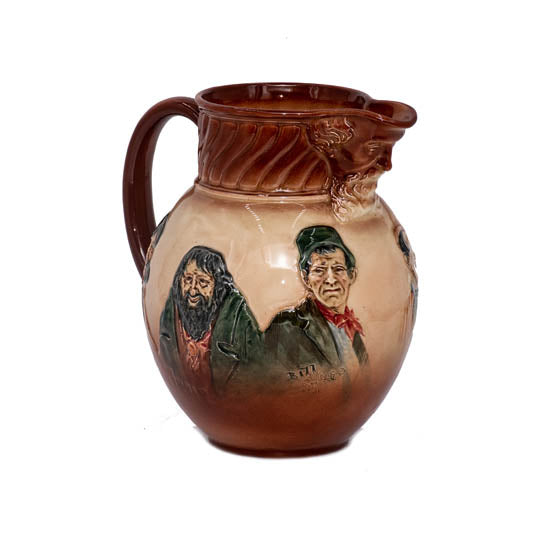 Pitcher Dickens CHaracters Air Brushed Brown