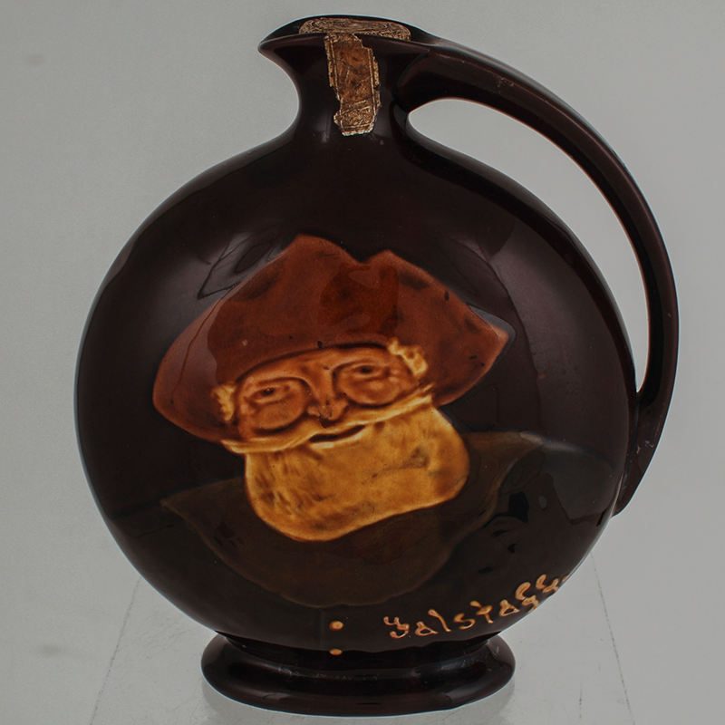 Falstaff Liquor Flask Dewar's Whiskey