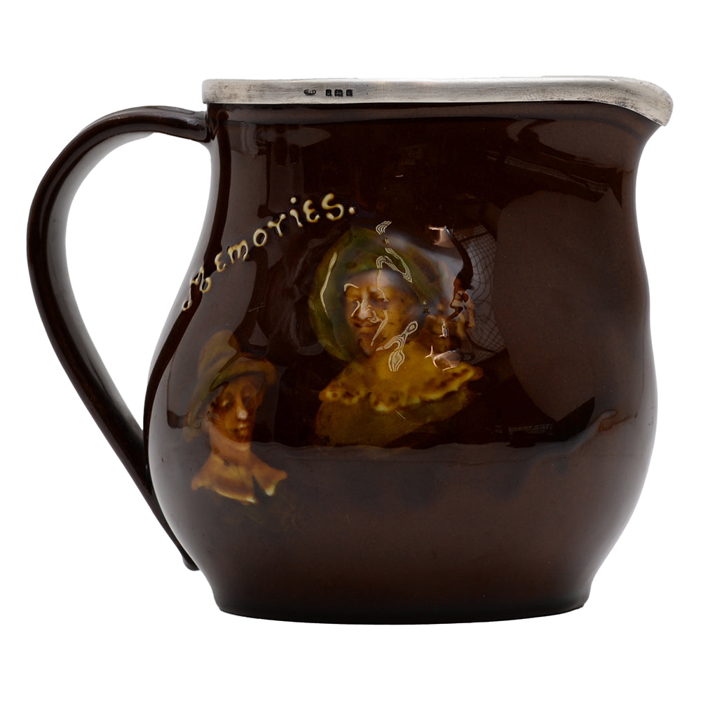 Kingsware Memories Pitcher With Silver Rim Medium