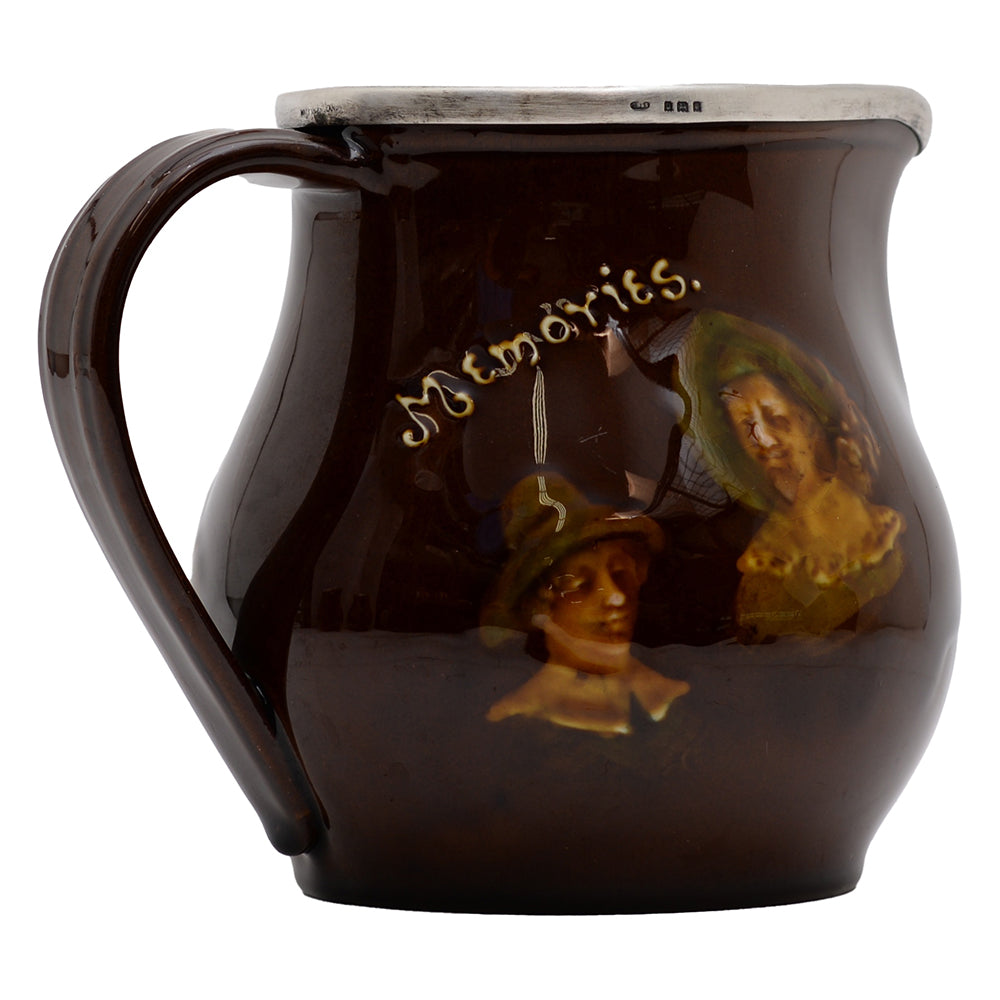 Kingsware Memories Pitcher With Silver Rim Medium