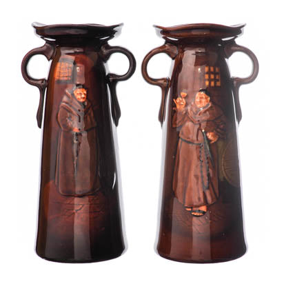 Monk Vase Pair