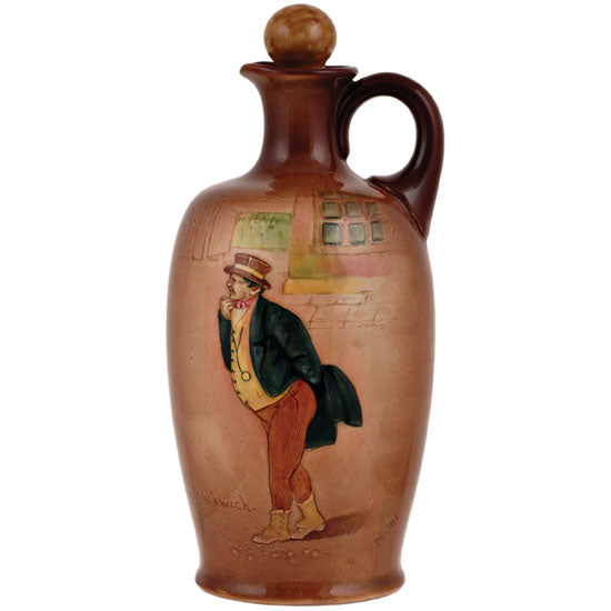 Kingsware Mr. Pickwick Airbrushed Flask