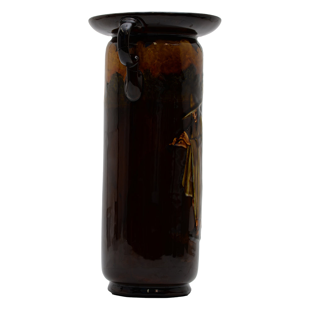 Kingsware Pied Piper Double Handled Vase