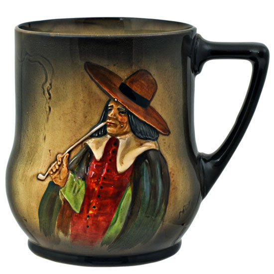 Smoker's Tankard Green Airbrush Queensware