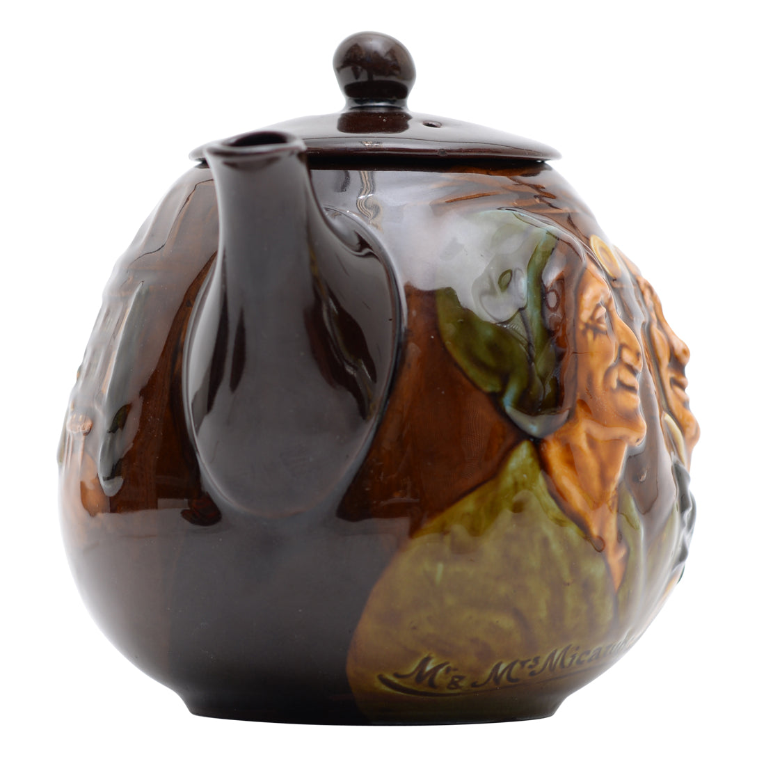 Mr & Mrs Micawber  Teapot