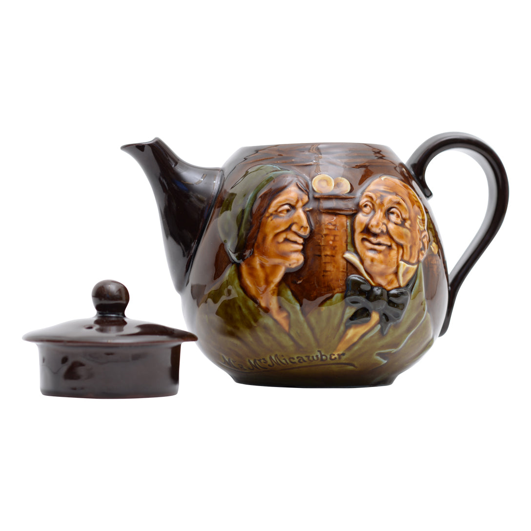 Mr & Mrs Micawber  Teapot