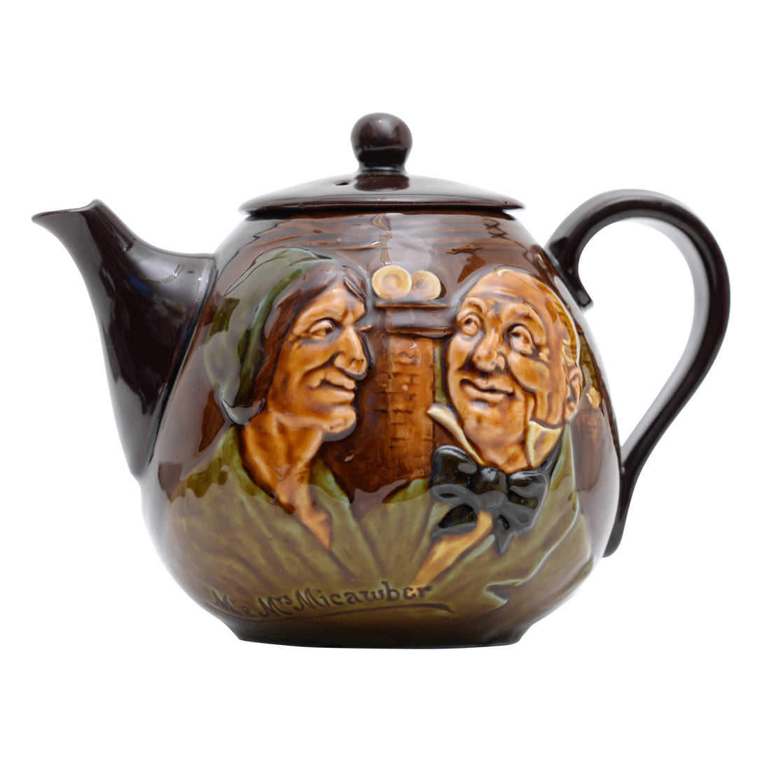 Mr & Mrs Micawber  Teapot