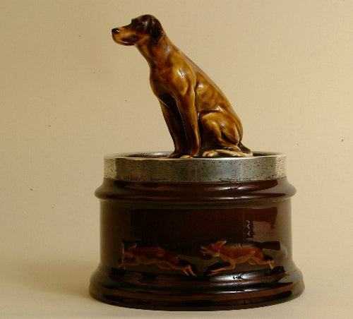 Fox Hunt Tobacco Jar
