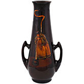 Kingsware Thin Double Handle Vase