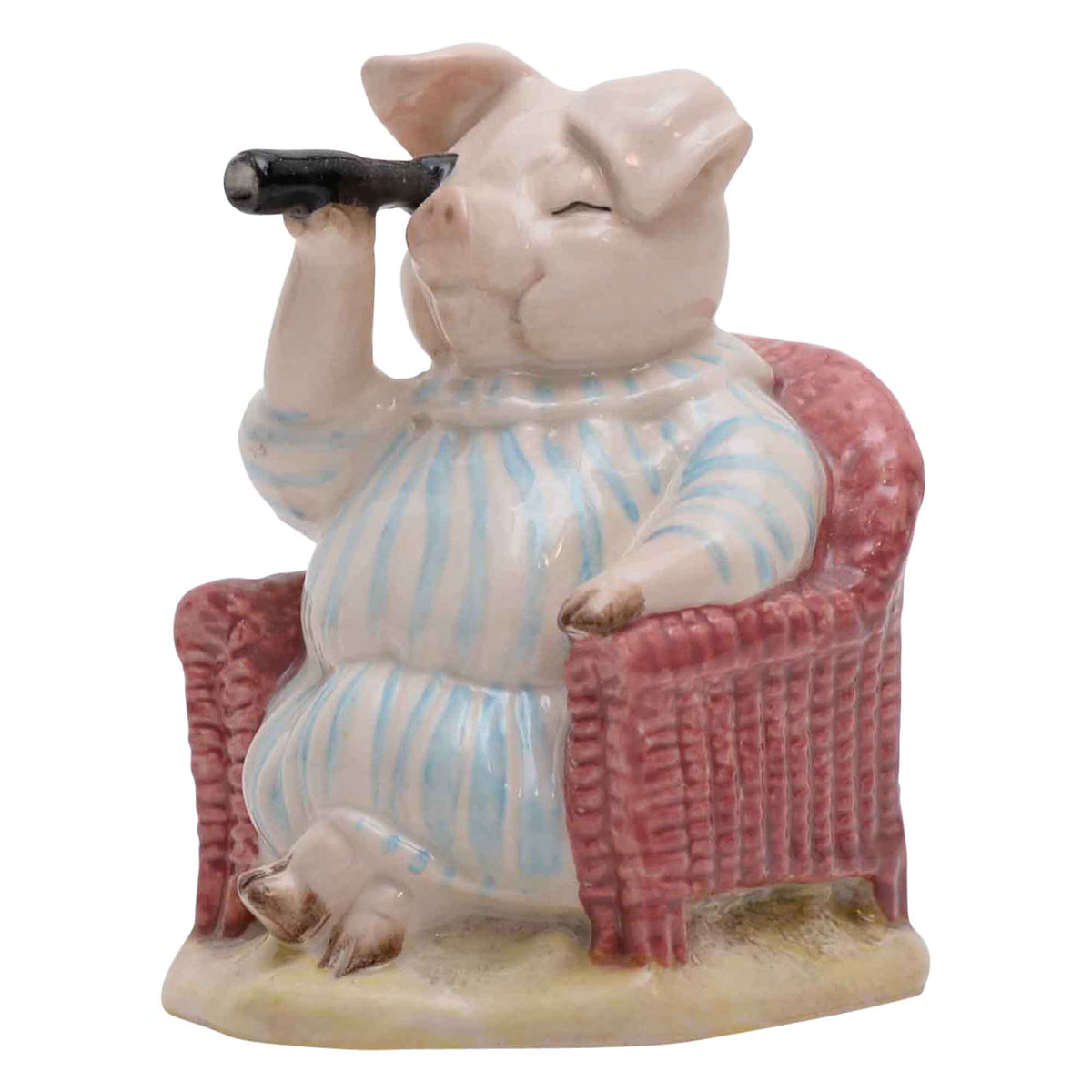 Little Pig Robinson Spying pig sculpture