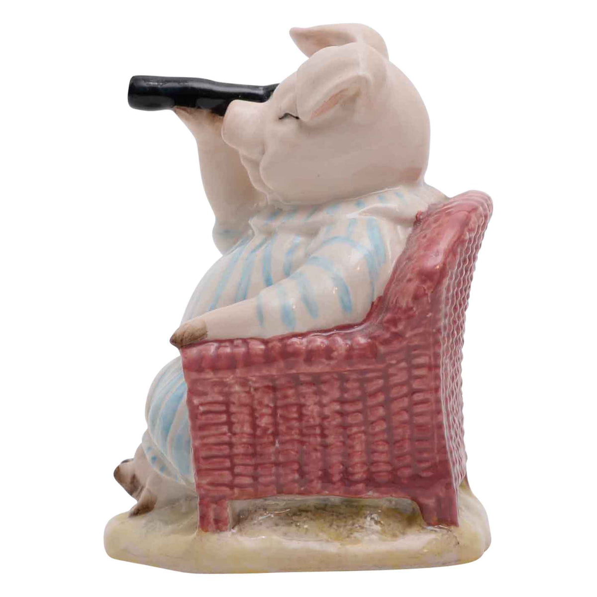 Little Pig Robinson Spying pig sculpture