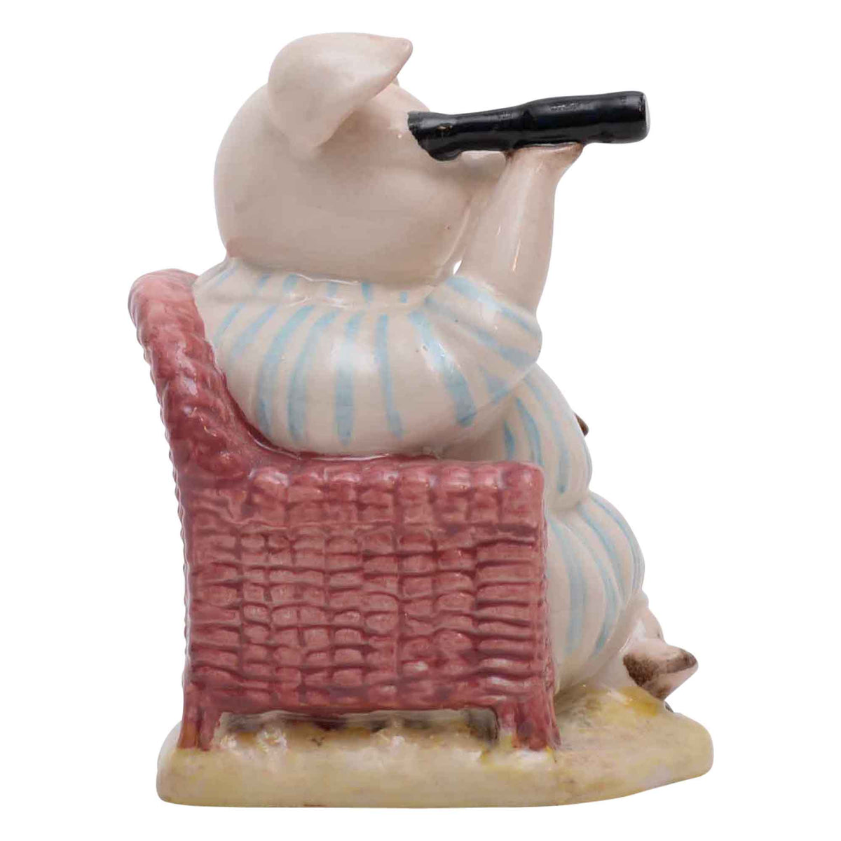 Little Pig Robinson Spying pig sculpture