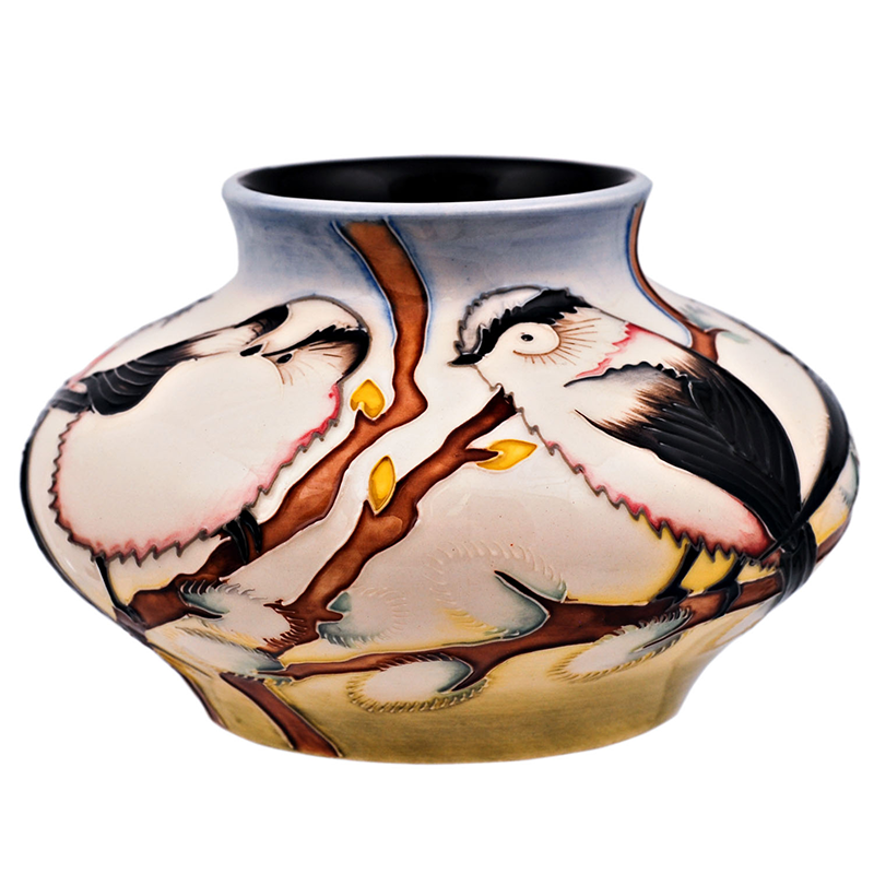 Longtail Tits Vase Trial