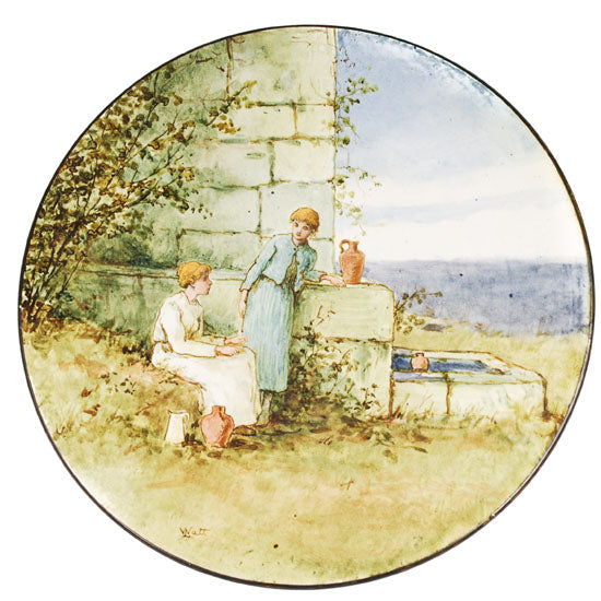 Women at Well Plaque