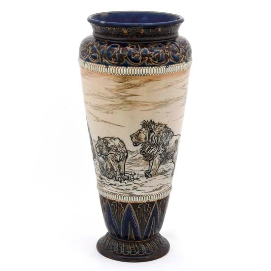 Lions Vase