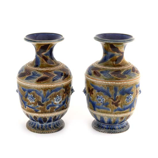 Arthur Barlow Vase Pair