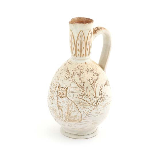 Hanah Barlow Cats and Birds Ewer