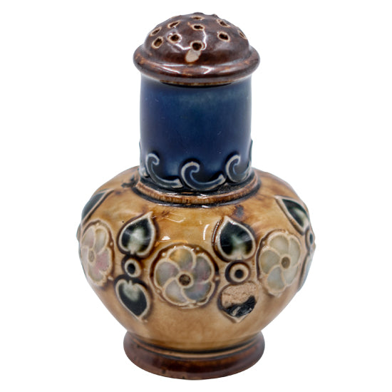 Lambeth Blue Tan Salt Shaker