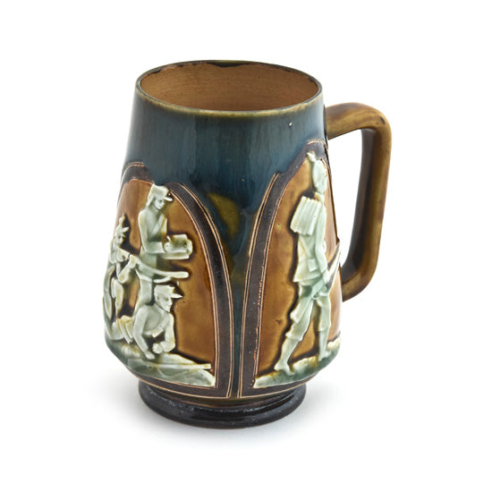 Mug, Lambeth, Raised Soldier