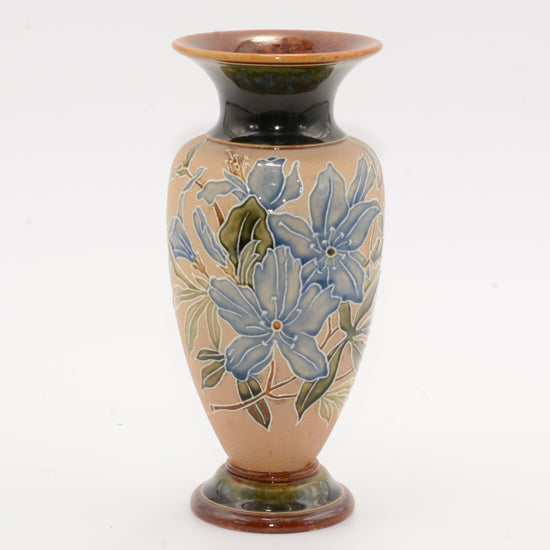 Vase by Marrion Holbrook Blue Flowers