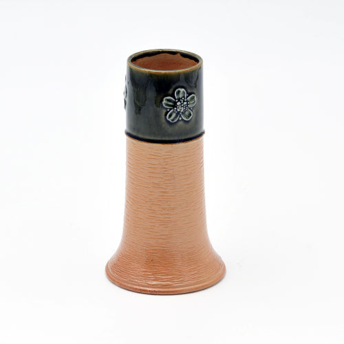 Floral scene vase