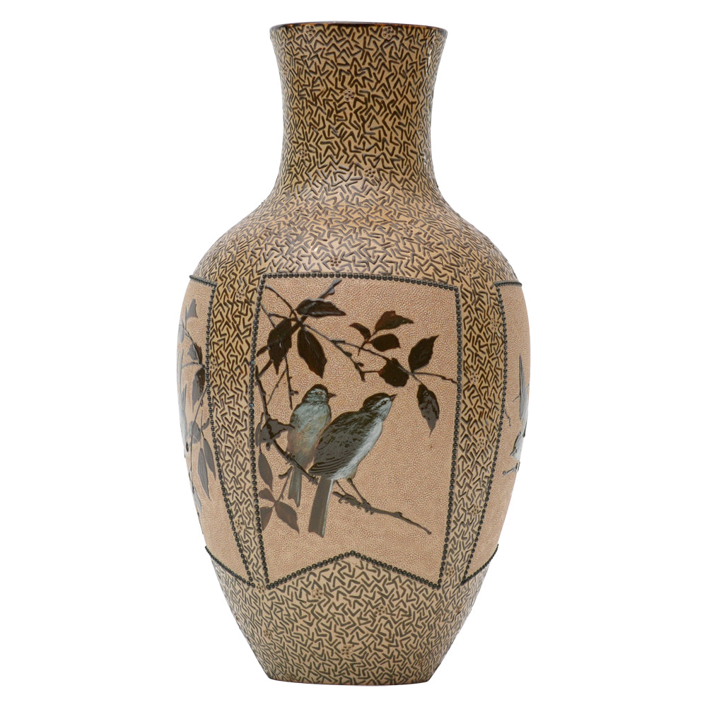 Lambeth Vase Birds Scene