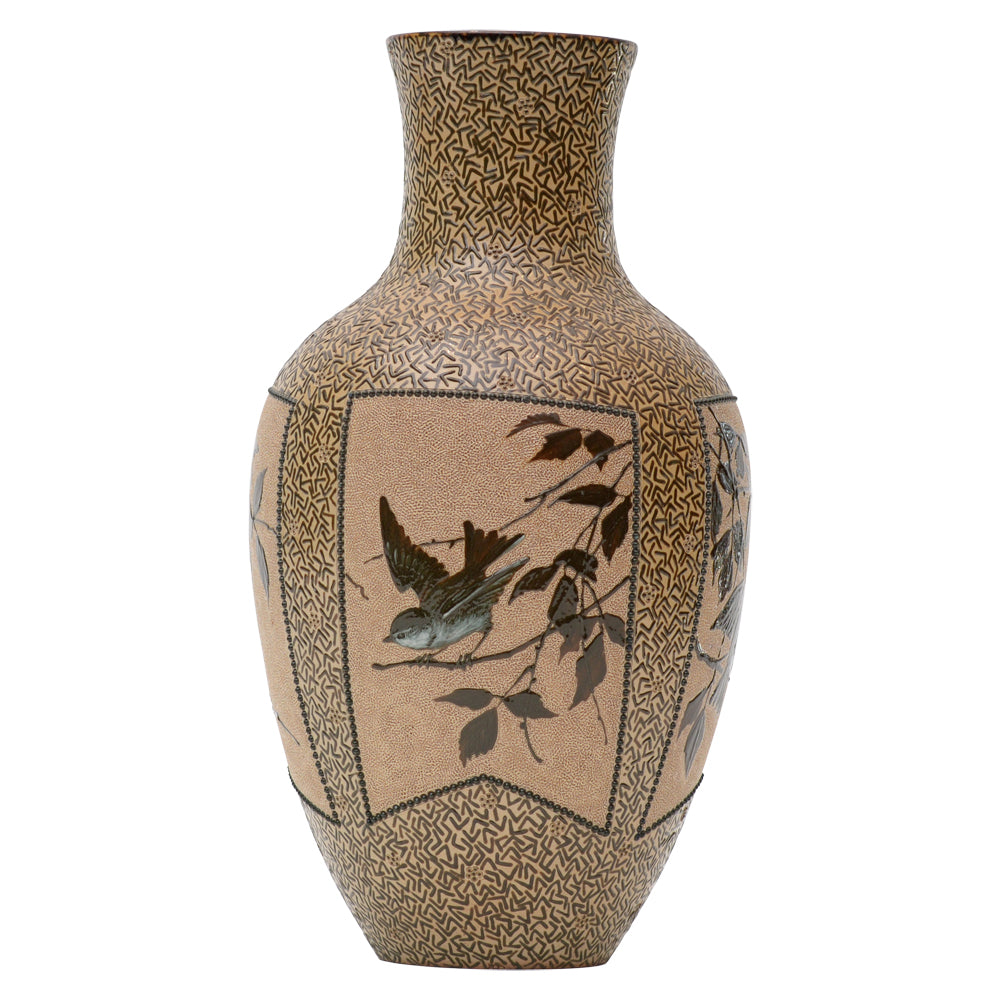 Lambeth Vase Birds Scene