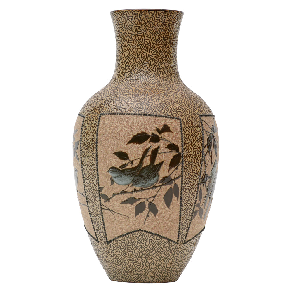 Lambeth Vase Birds Scene