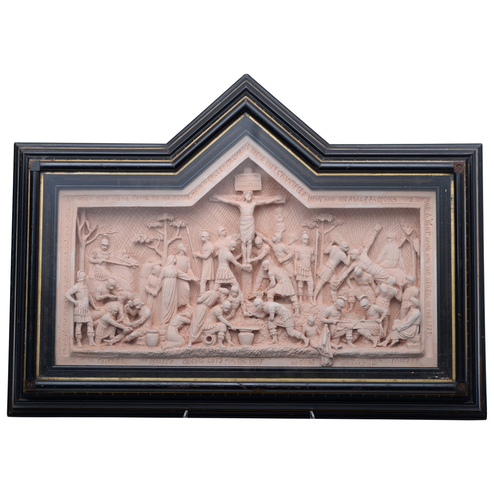 Terracotta Panel - The First Hour of the Crucifiction