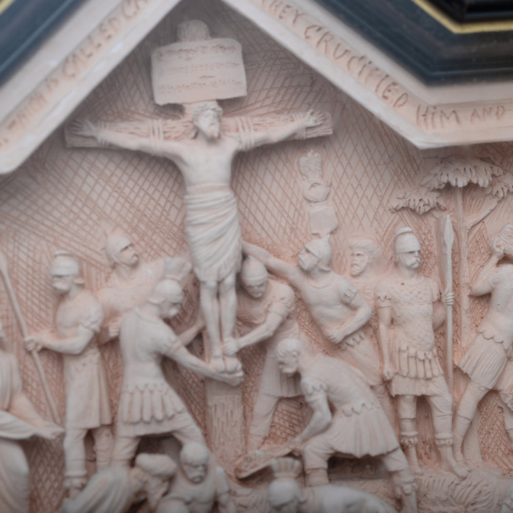 Terracotta Panel - The First Hour of the Crucifiction