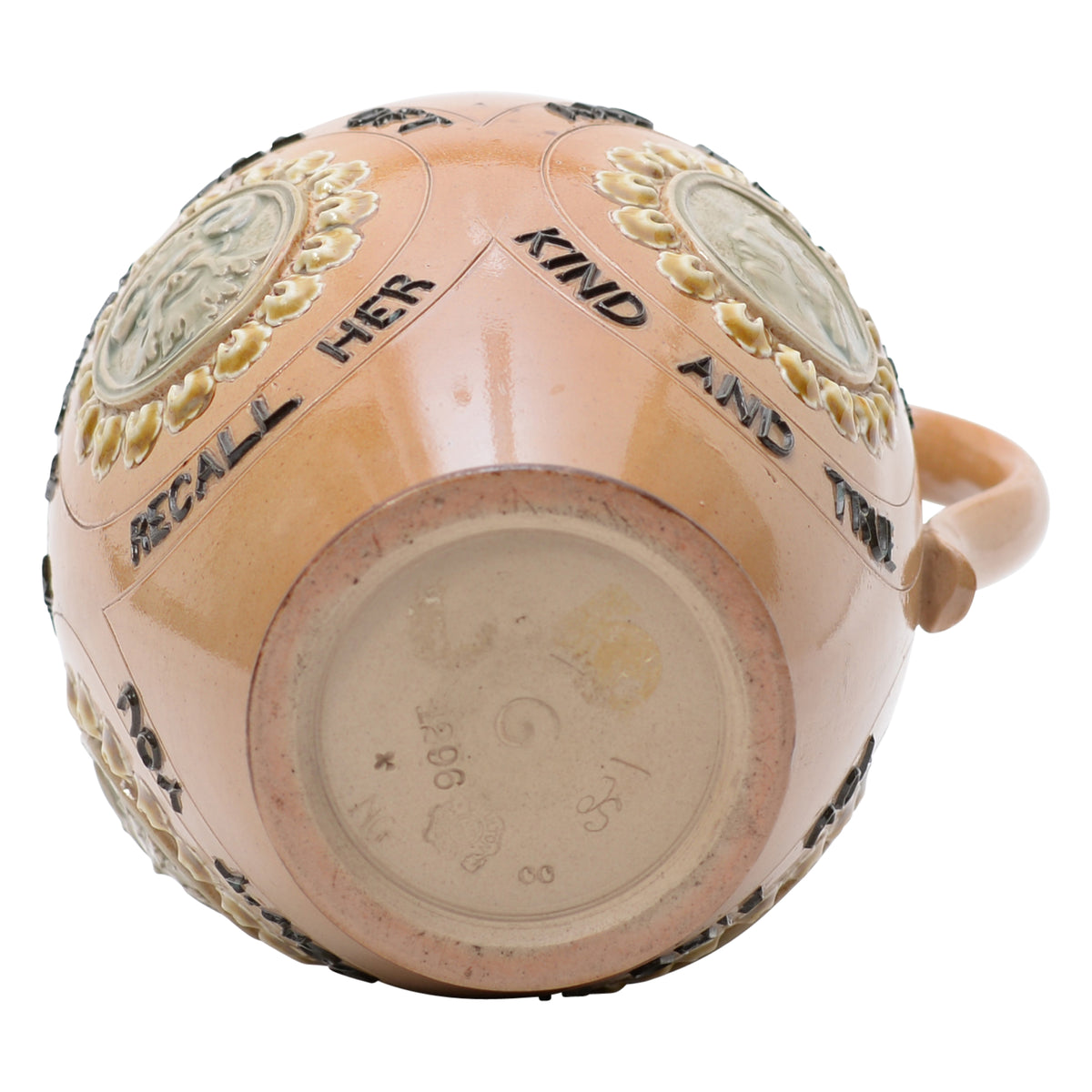 Stoneware tyg with dogs